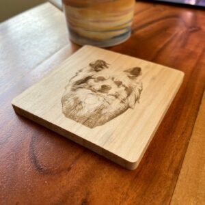 Custom Wood Coasters of Your Pet