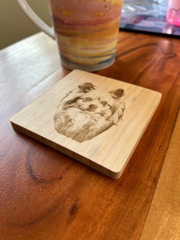 Custom Wood Coasters of Your Pet